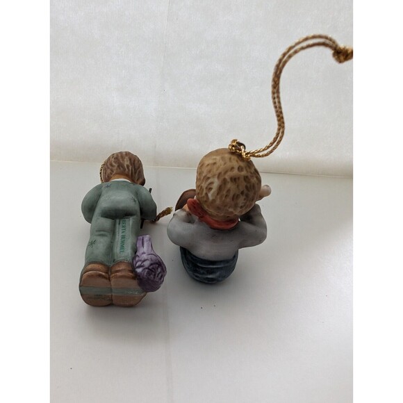 Berta Hummel Christmas Ornaments Goebel Lot of 8 Children Figures Porcelain Vtg - Picture 6 of 14